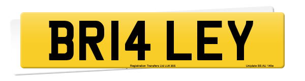 Registration number BR14 LEY